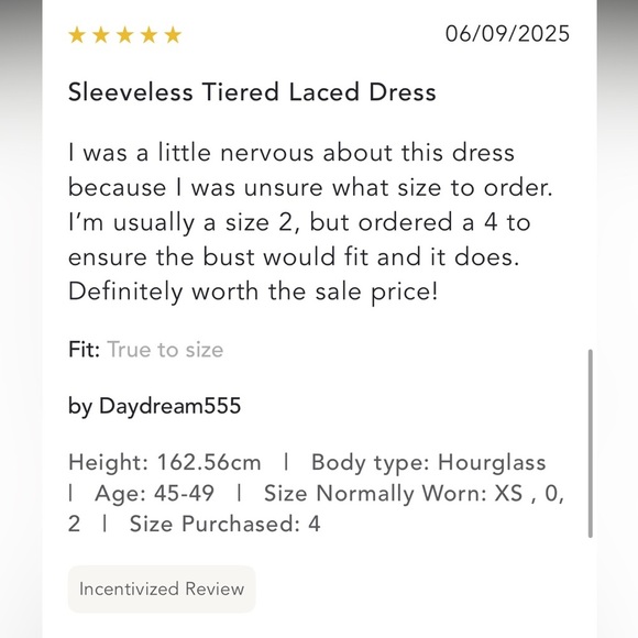 Anthropologie NWT Sleeveless Keyhole Tiered Lace Midi Dress size 12. - Picture 9 of 13